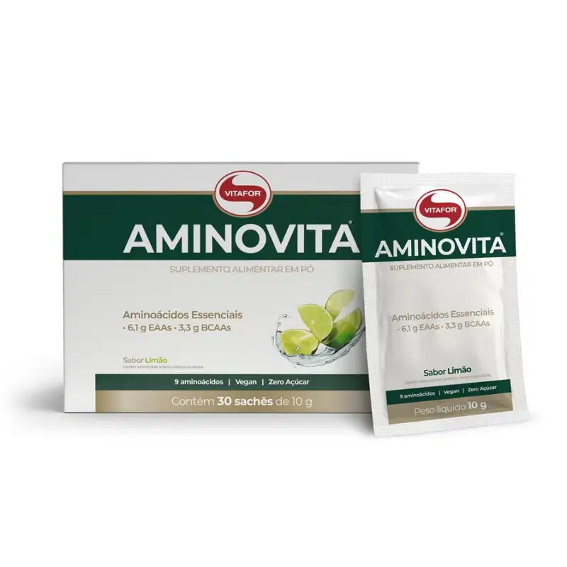 Aminovita 30 Saches 10g Limão Vitafor