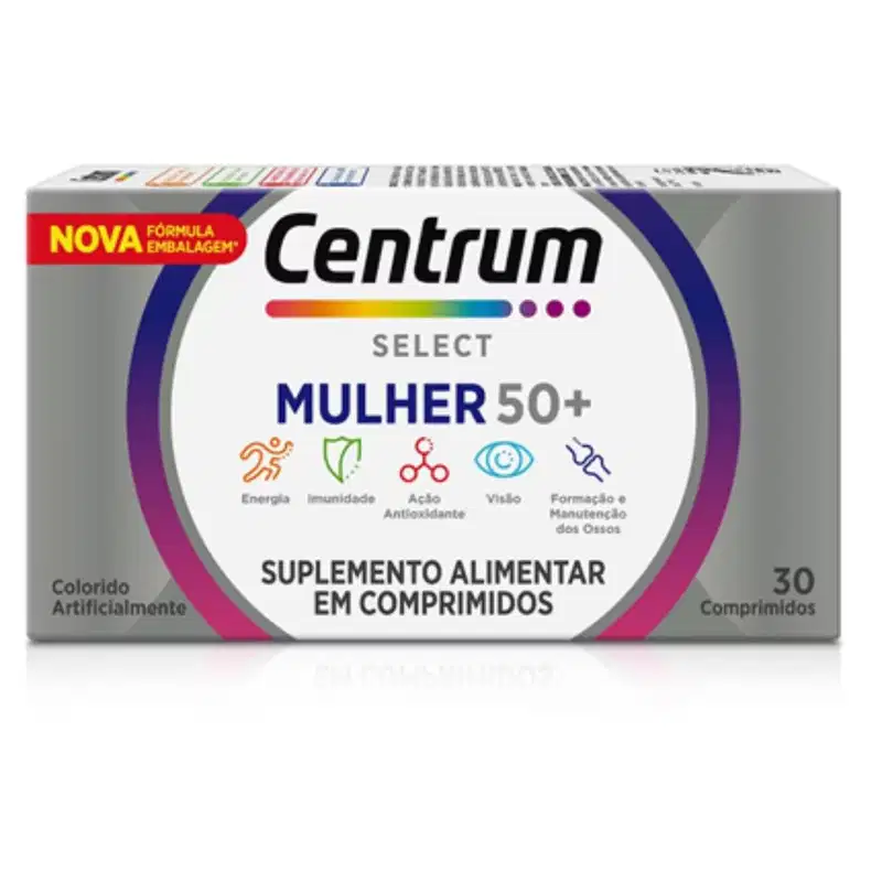 Gsk Centrum Select Mulher 50+ - Multivitamínico (30 Comprimidos)