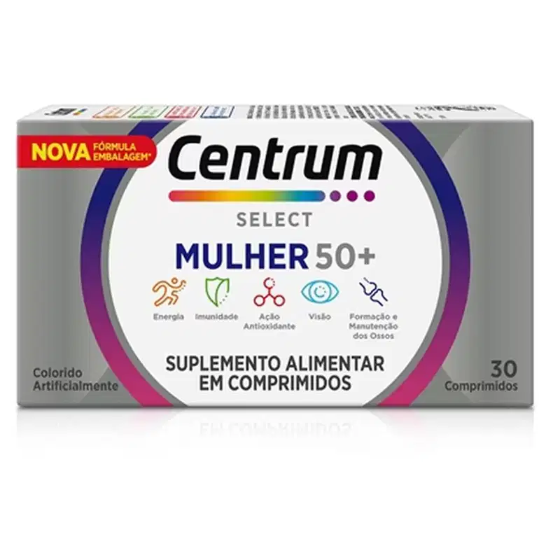 Gsk Centrum Select Mulher 50+ - Multivitamínico (30 Comprimidos)