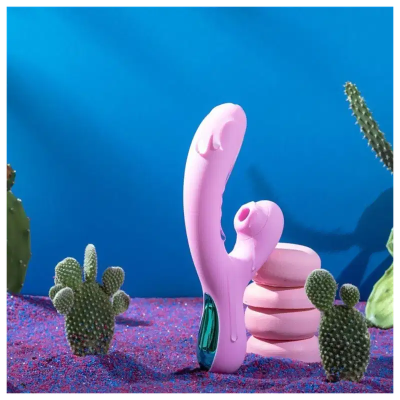 Intt Vibra Collors Oasis - Vibrador e Estimulador Clitoriano