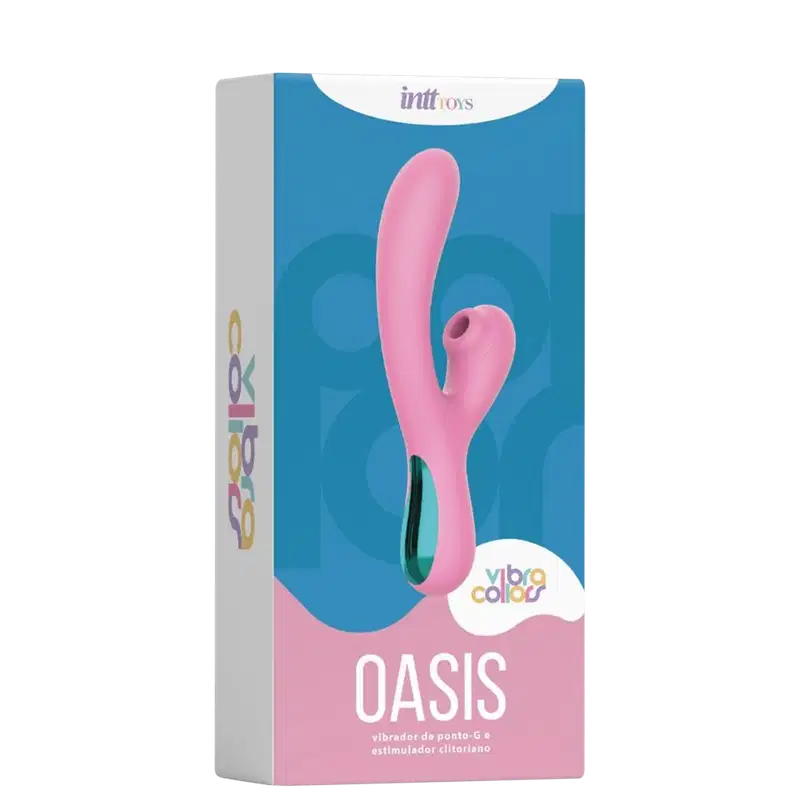 Intt Vibra Collors Oasis - Vibrador e Estimulador Clitoriano