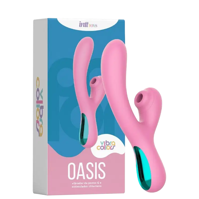 Intt Vibra Collors Oasis - Vibrador e Estimulador Clitoriano