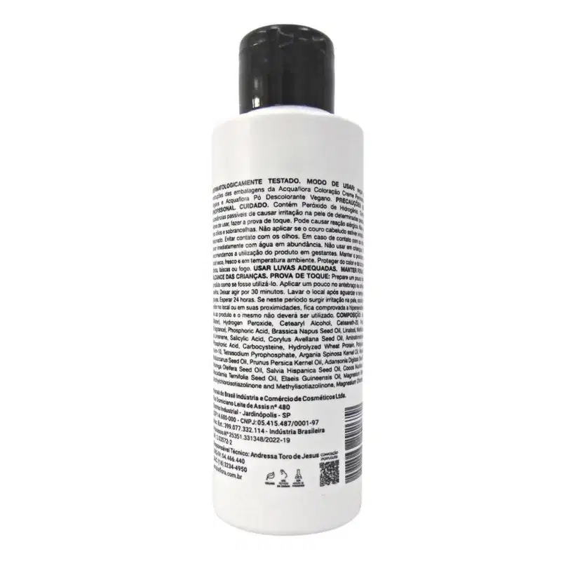 Emulsão Reveladora Vegana Acquaflora 40 Volumes 120ml