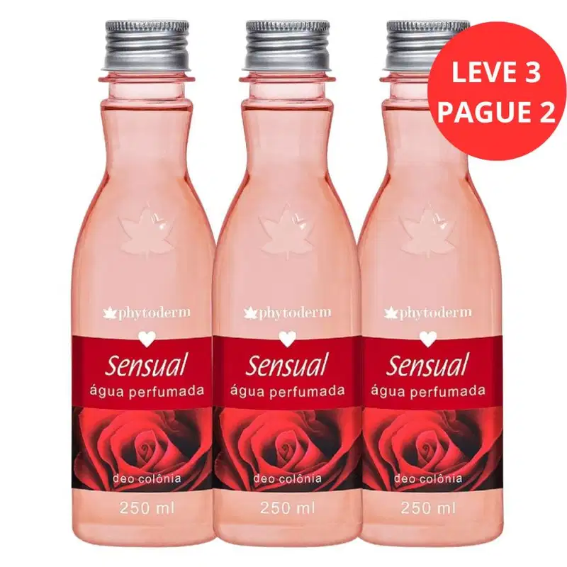 Conjunto Sensual Phytoderm Feminino Deo Colônia (3 Unidades)