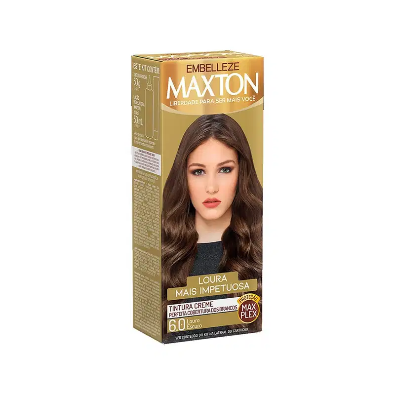 Maxton Louro Escuro 6.0 - Tintura Creme 158g