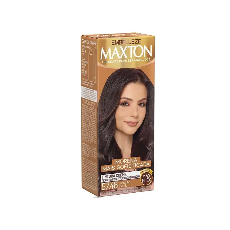 Maxton Castanho Natural 4.0 - Tintura Creme 158g
