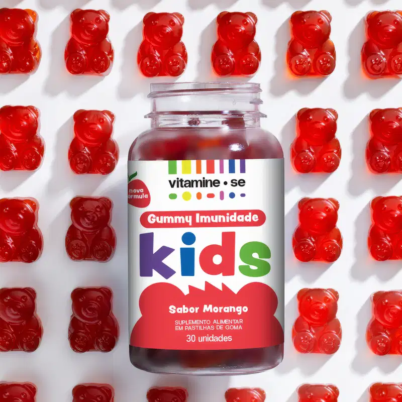 Vitamine-se Gummy Imunidade Kids - Suplemento Alimentar (30 Unidades)