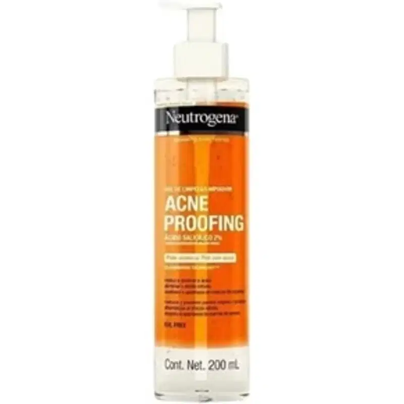 KIT Skin Care NEUTROGENA Facial Gel de Limpeza ACNE PROOFING 200ML + Hidratante HYDRO BOOST 50G