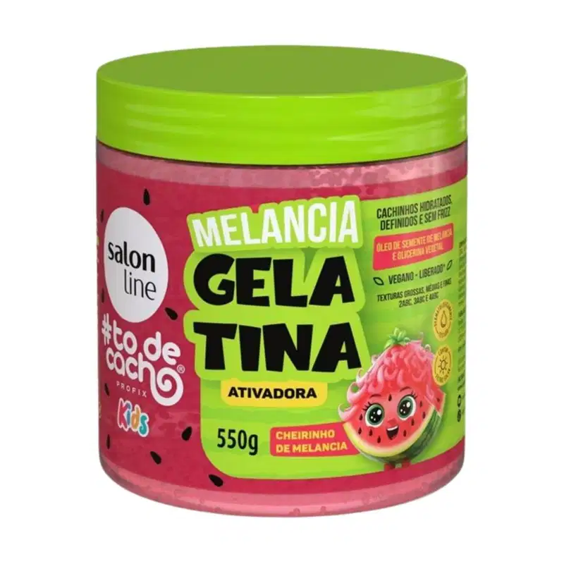 Kit Salon Line Hidra Cachinhos + Gelatina Melancia