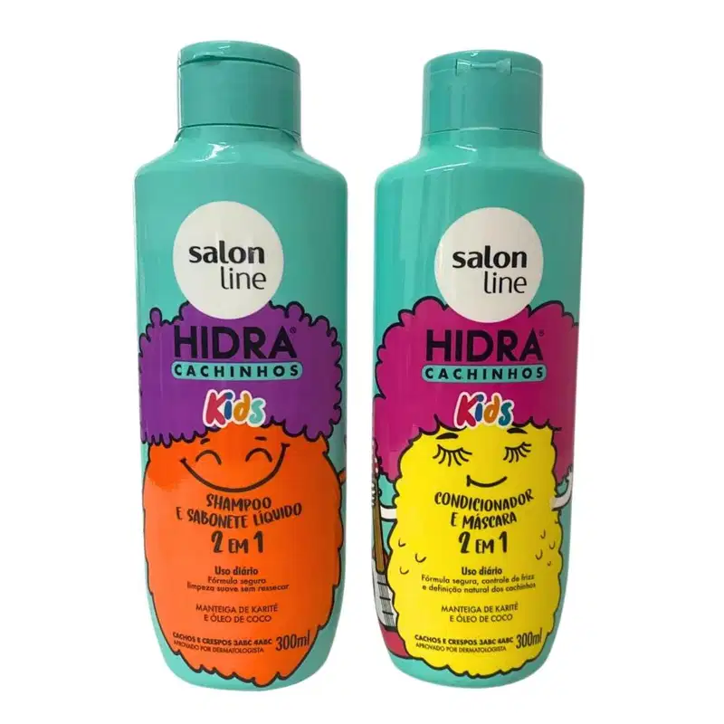 Kit Salon Line Hidra Cachinhos + Creme e Gelatina Melancia