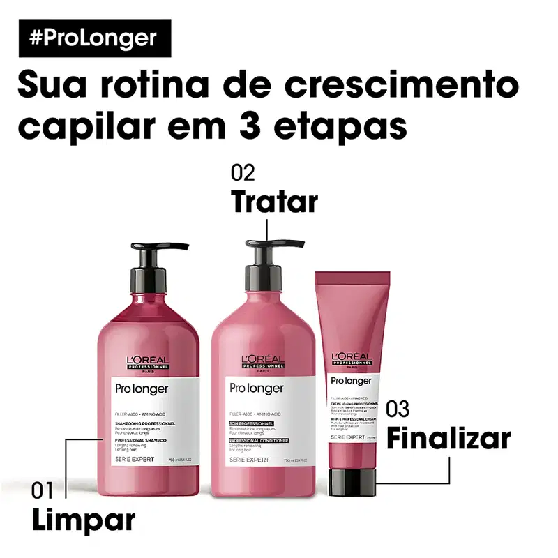 Kit L'Oréal Professionnel Serie Expert Pro Longer Duo 750 (2 Produtos)
