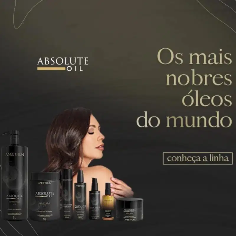 Kit Aneethun Absolute Oil - Shampoo 1l + Óleo 55ml