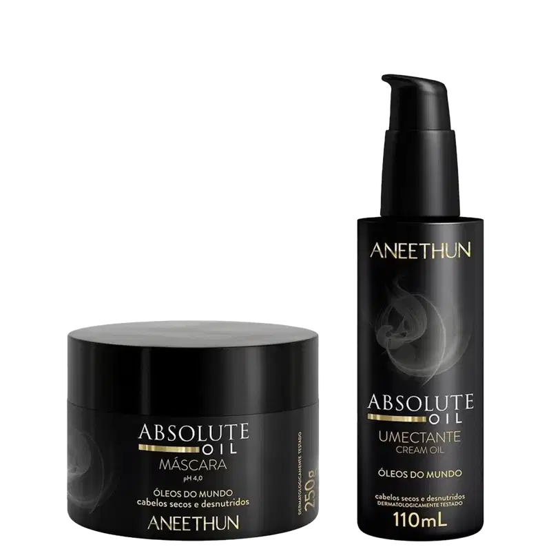 Kit Aneethun Absolute Oil - Máscara 250g + Umectante 110ml