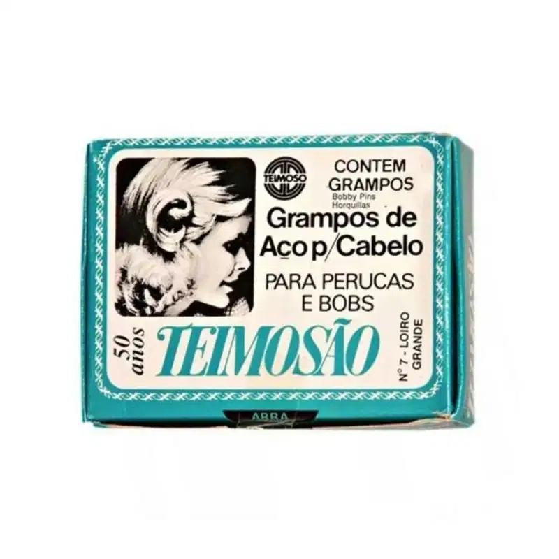Teimoso Nº7 Loiro - Grampos De Cabelo (50 Unidades)