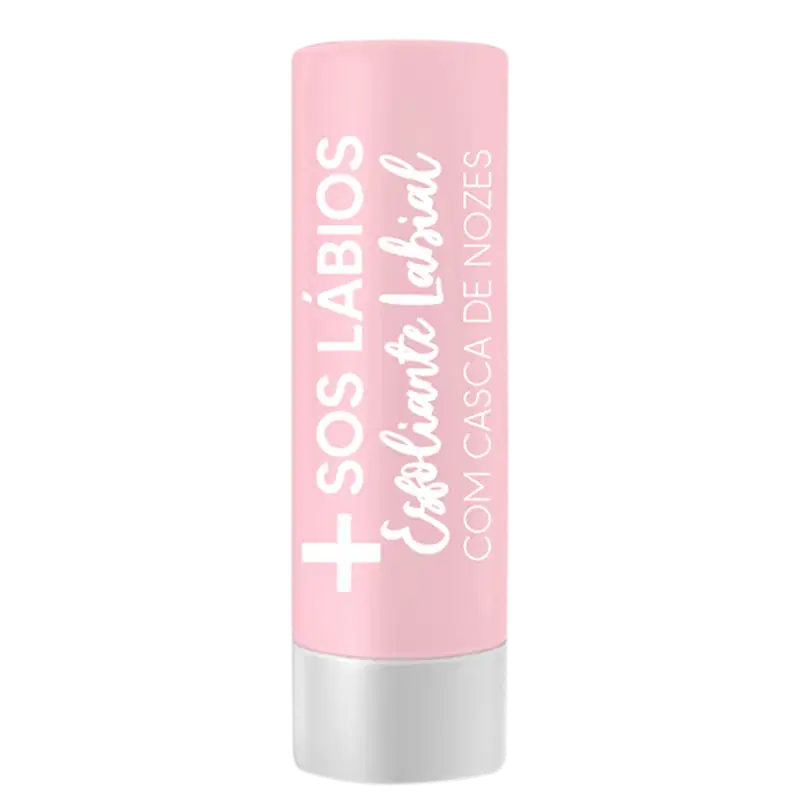 Top Beauty +SOS com Casca de Nozes - Esfoliante Labial 3,5g