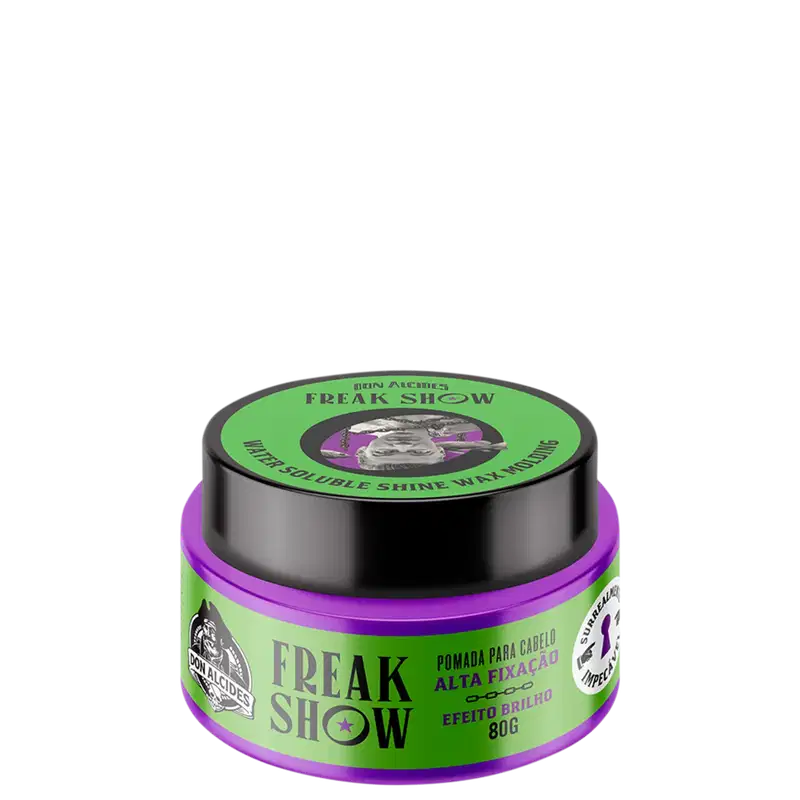 Don Alcides Freak Show Brilho - Pomada Modeladora 80g
