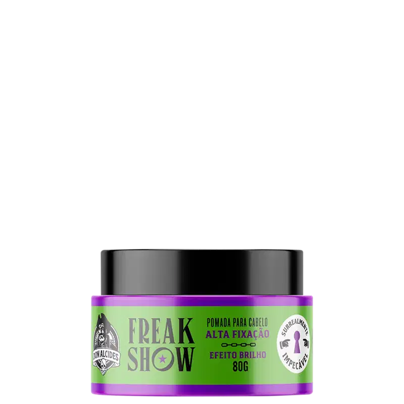 Don Alcides Freak Show Brilho - Pomada Modeladora 80g
