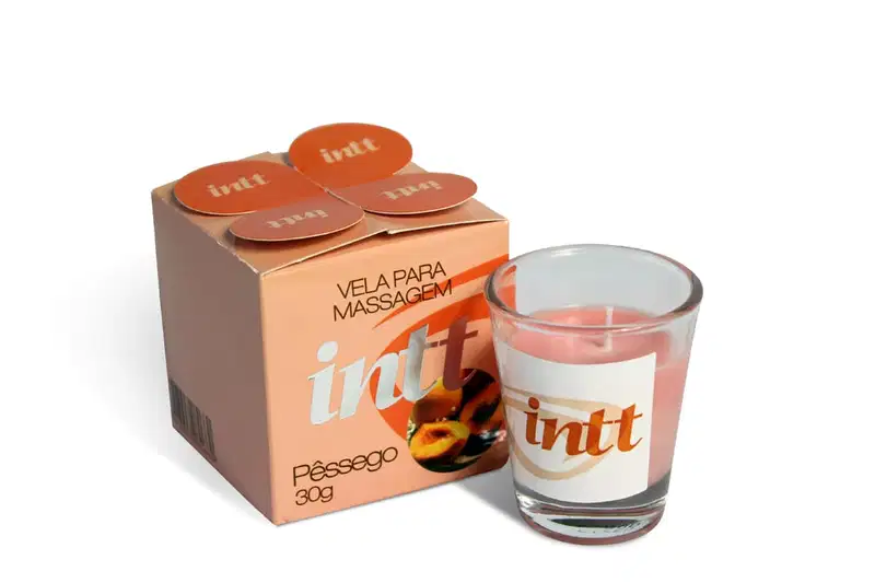 Intt Pêssego - Vela para Massagem 30g