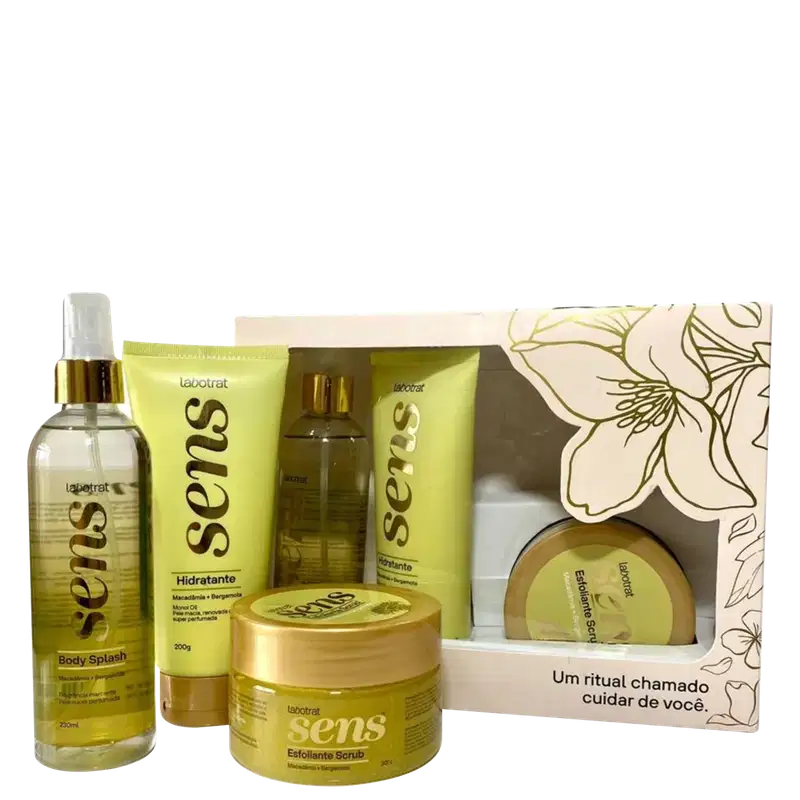KIT SENS C/ 3 ITENS - MACADAMIA E BERGAMOTA