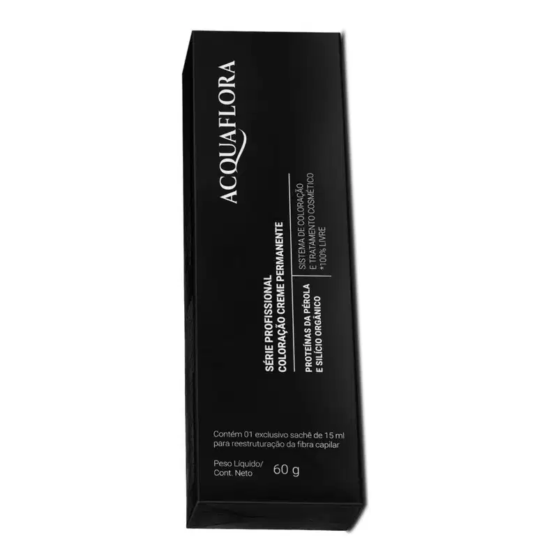 Kit Acquaflora Coloração 10.1 Louro Claríssimo Acinzentado + Água Oxigenada 40 Volumes (2 Produtos)