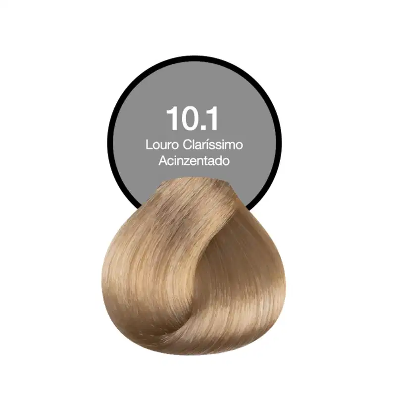 Kit Acquaflora Coloração 10.1 Louro Claríssimo Acinzentado + Água Oxigenada 40 Volumes (2 Produtos)