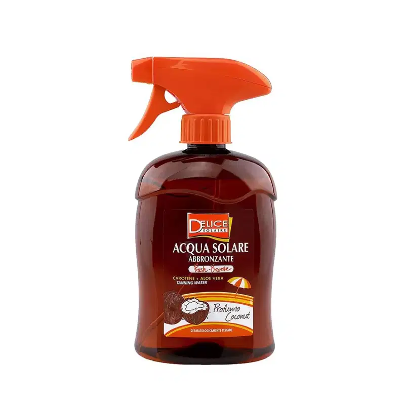 Delice Solaire Acqua Solare Bronzeador Coconut - Água Bronzeadora 500ml
