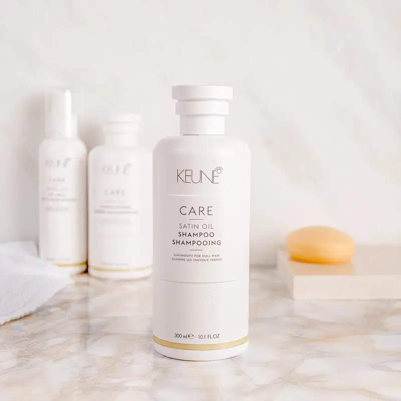 Kit Keune Care Satin Oil + Vital Nutrition, 3 produtos.