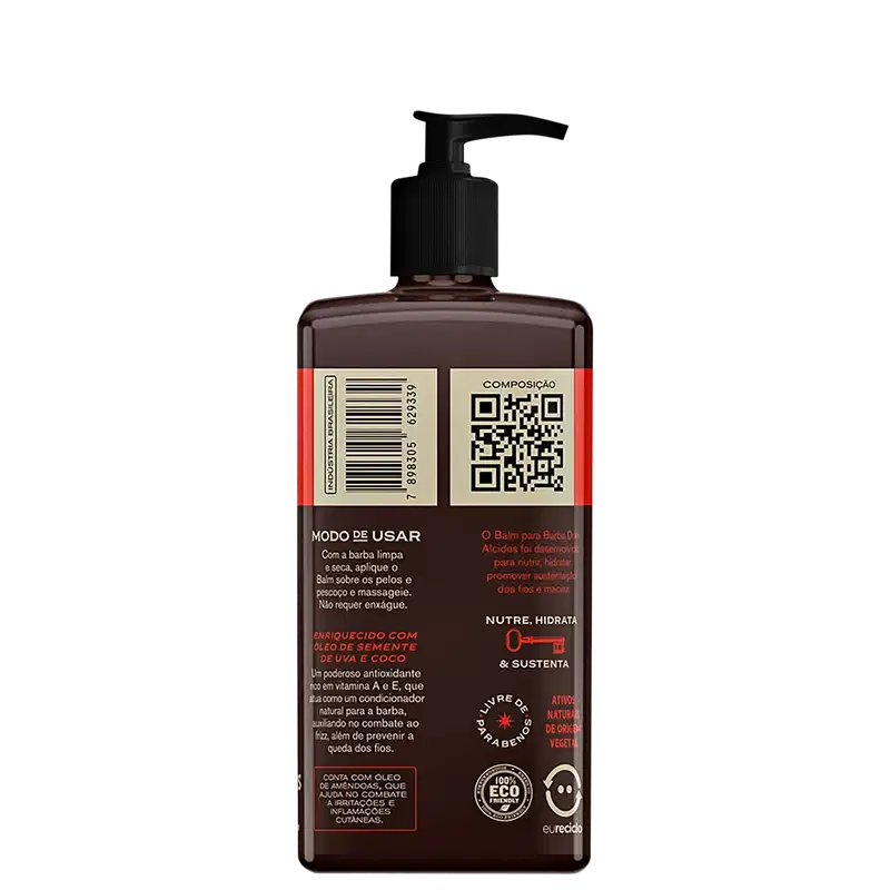 3X BALM HIDRATANTE PARA BARBA 120G BARBA NEGRA DON ALCIDES