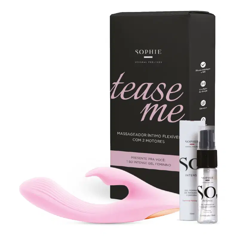 Sophie Tease Me Kit – Gel de massagem SO Intense + Vibrador Rabbit