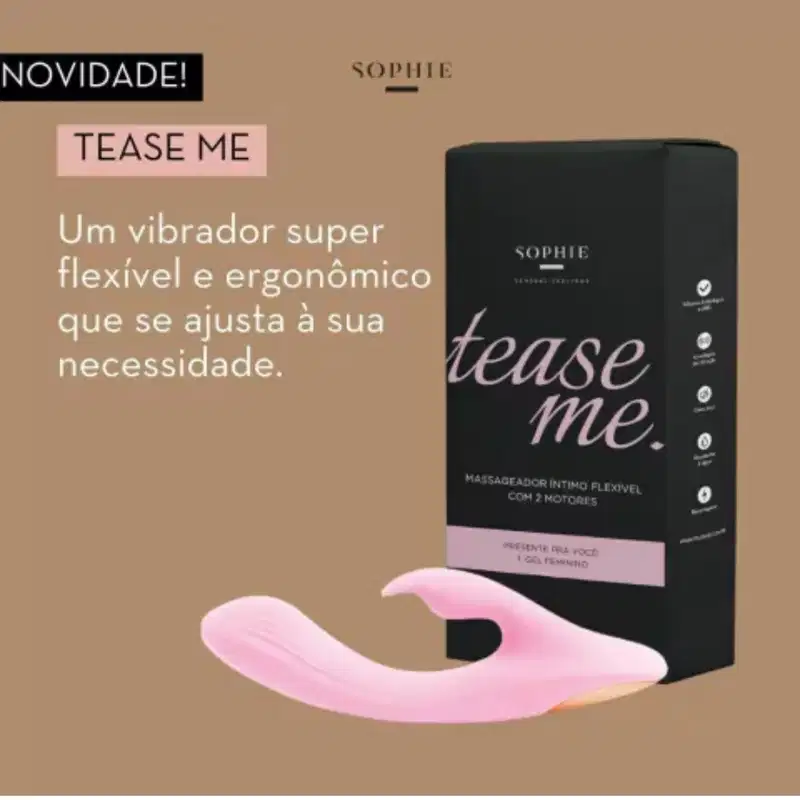 Sophie Tease Me Kit – Gel de massagem SO Intense + Vibrador Rabbit