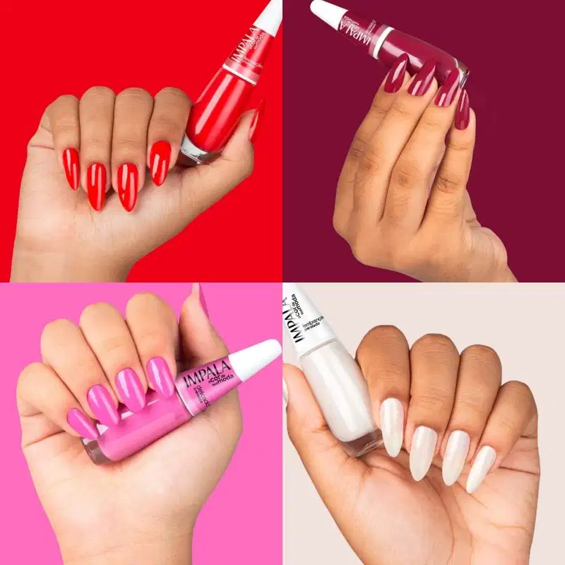 Kit Esmalte Impala A Cor da Sua Moda 5ª Edição Com 10 7,5ml