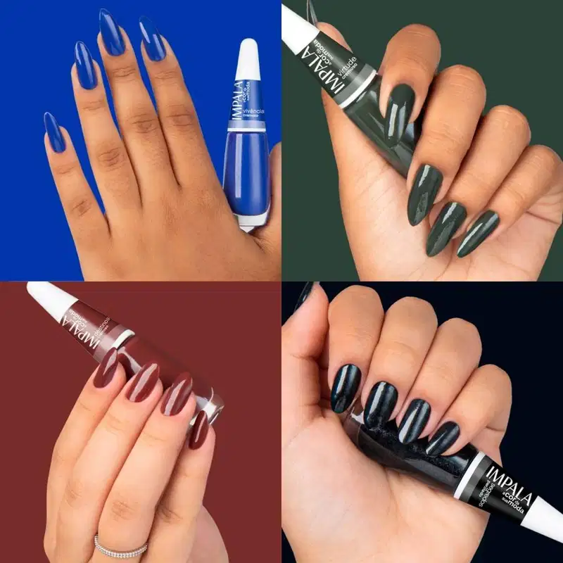 Kit Esmalte Impala A Cor da Sua Moda 5ª Edição Com 10 7,5ml
