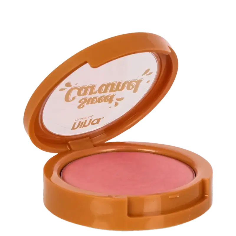 Blush Cremoso Nina Makeup Sweet Caramel Peach, 5g.