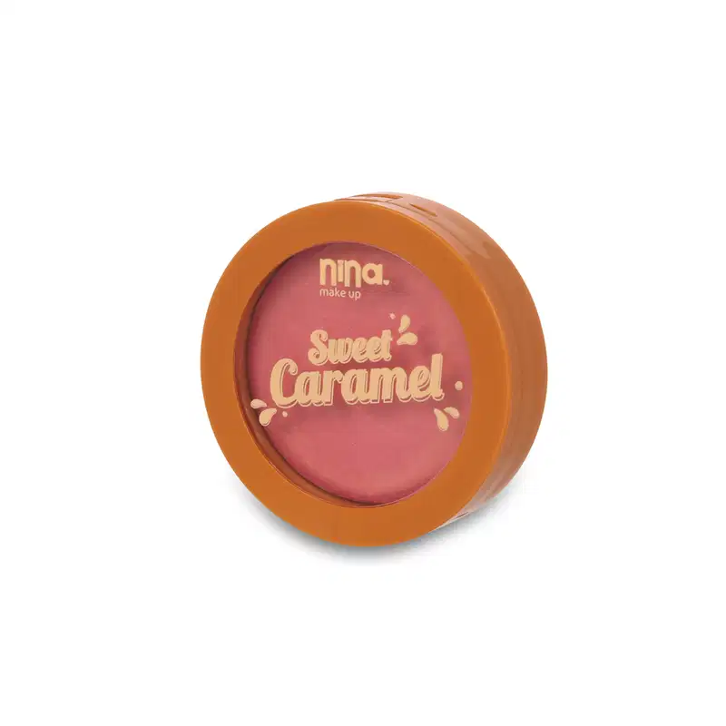 Blush Cremoso Nina Makeup Sweet Caramel Strawberry, 5g.