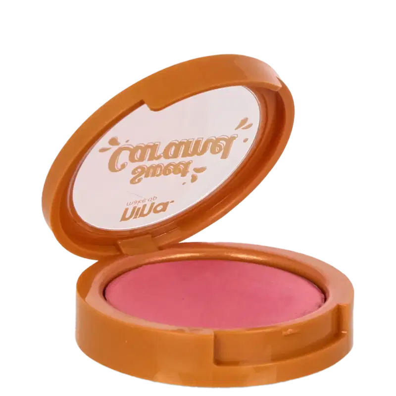 Blush Cremoso Nina Makeup Sweet Caramel Strawberry, 5g.