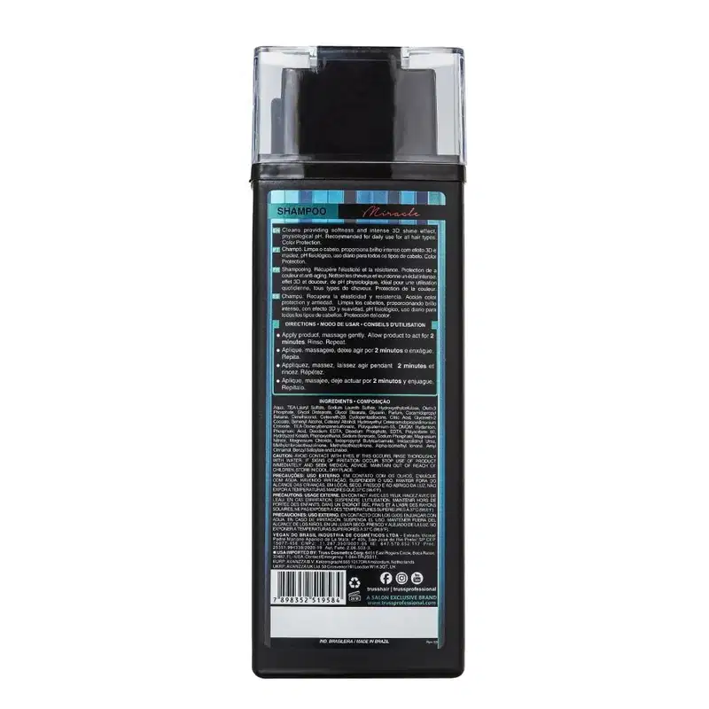 Kit TRUSS Miracle Frizz Zero Obrigatório (4 Produtos)