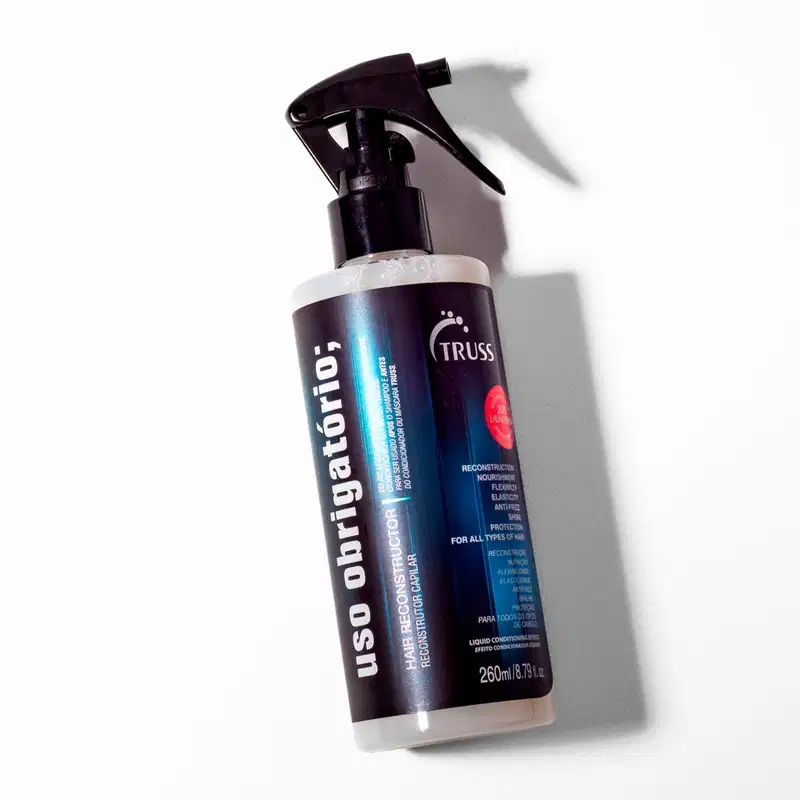 A imagem mostra um frasco spray de uso obrigatório.