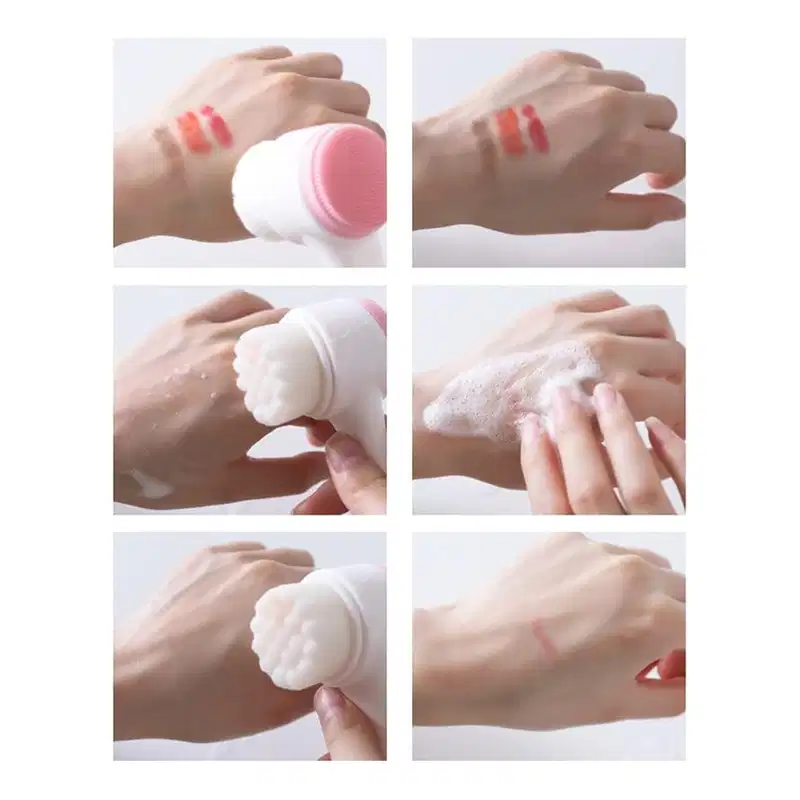Kit Creamy Eye Cream Redutor de Linhas e Escova de Limpeza Facial 2 em 1 (2 produtos)