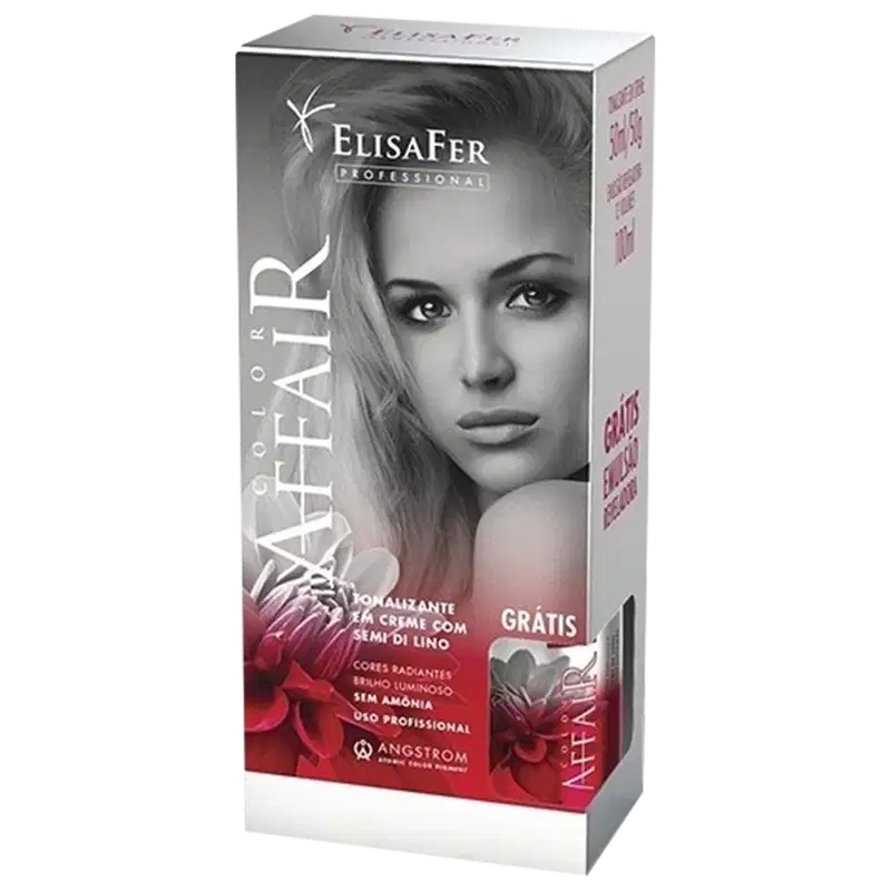 Color Affair Elisafer 6.0 Louro Escuro - Tonalizante 50g
