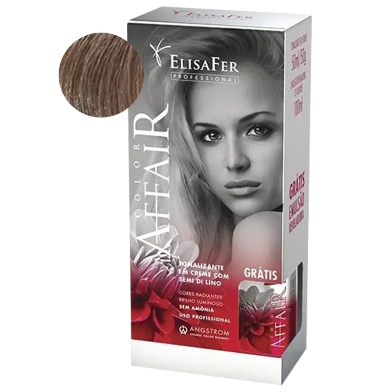 Color Affair Elisafer 6.0 Louro Escuro - Tonalizante 50g