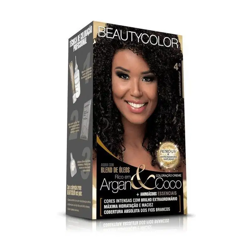 Beauty Color 4.0 Castanho Natural - Tintura Permanente 