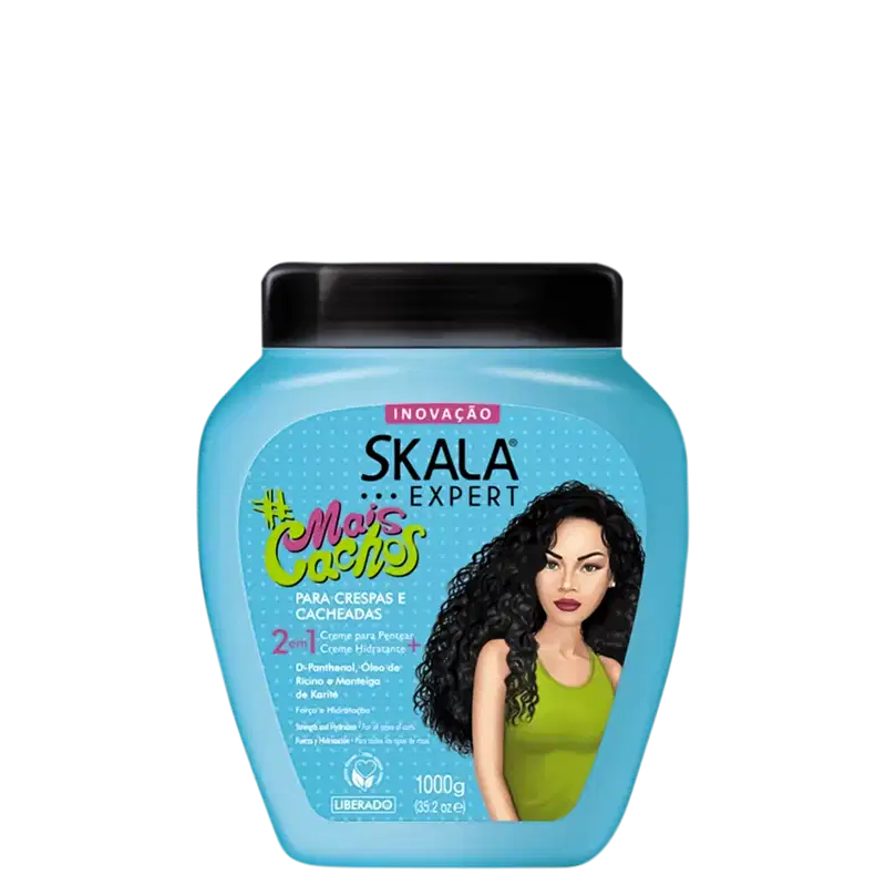 Skala Expert #Mais Cachos - Creme de Hidratação Capilar 1L