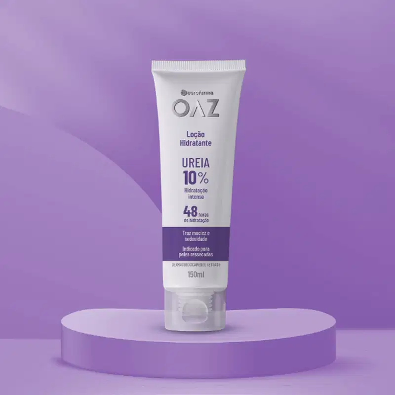 OAZ Loção Hidratante com 10% de Ureia Hidratação Intensa 48 Horas 150ml Eurofarma