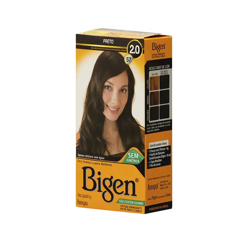 BIGEN 2.0 Preto - Tonalizante 6g