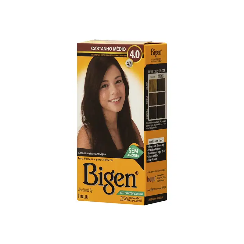 BIGEN 4.0 Castanho Médio - Tonalizante 6g