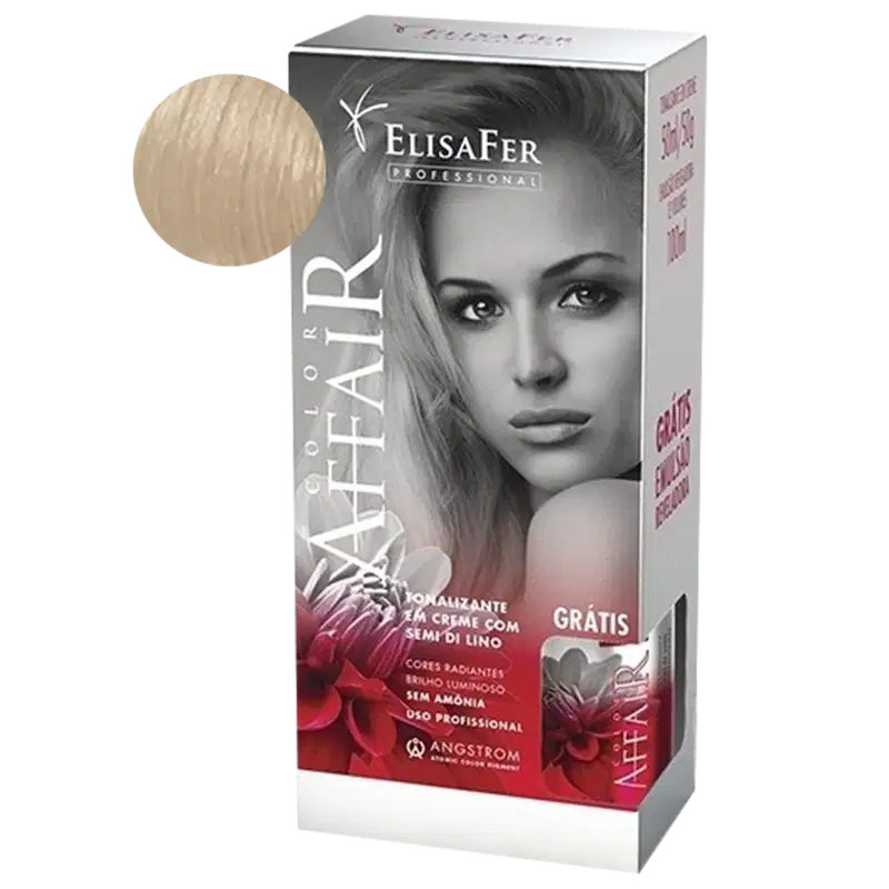 Color Affair Elisafer 9.0 Louro Muito Claro - Tonalizante 50g