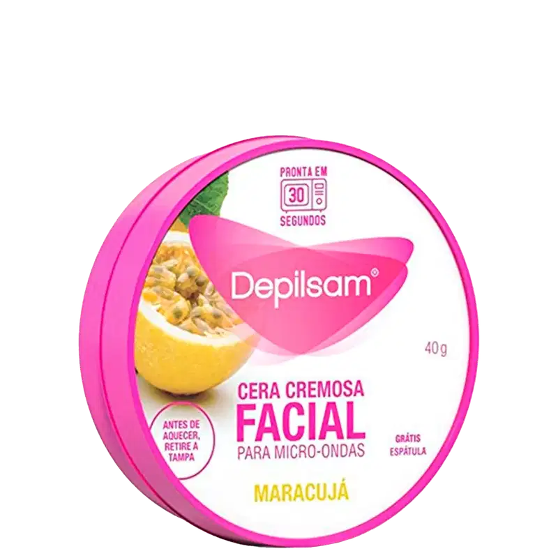 Depilsam Maracujá - Cera Depilatória para Micro-Ondas 40g