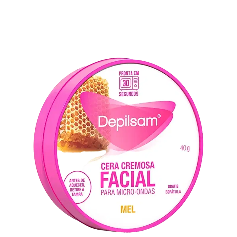 Depilsam Mel - Cera Depilatória para Micro-Ondas 40g