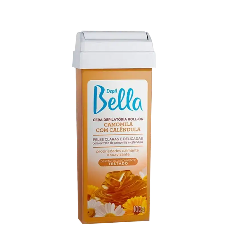Depil Bella Camomila - Cera Depilatória Roll-On 100g