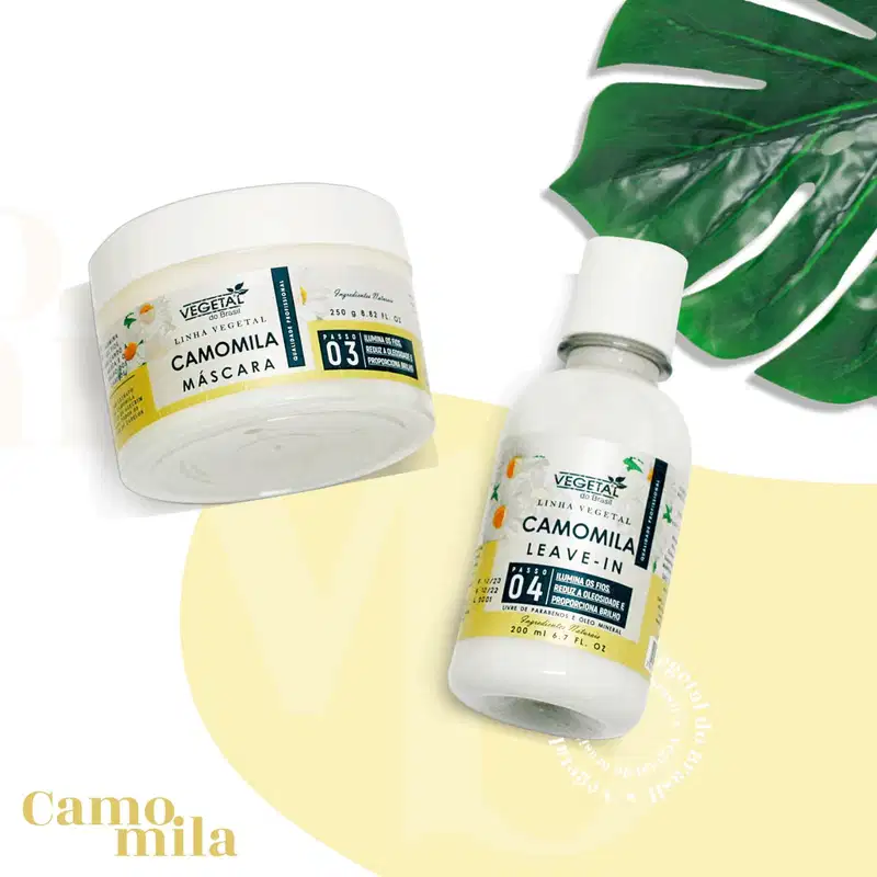 Kit Vegetal do Brasil Linha Vegetal Camomila (4 Produtos)